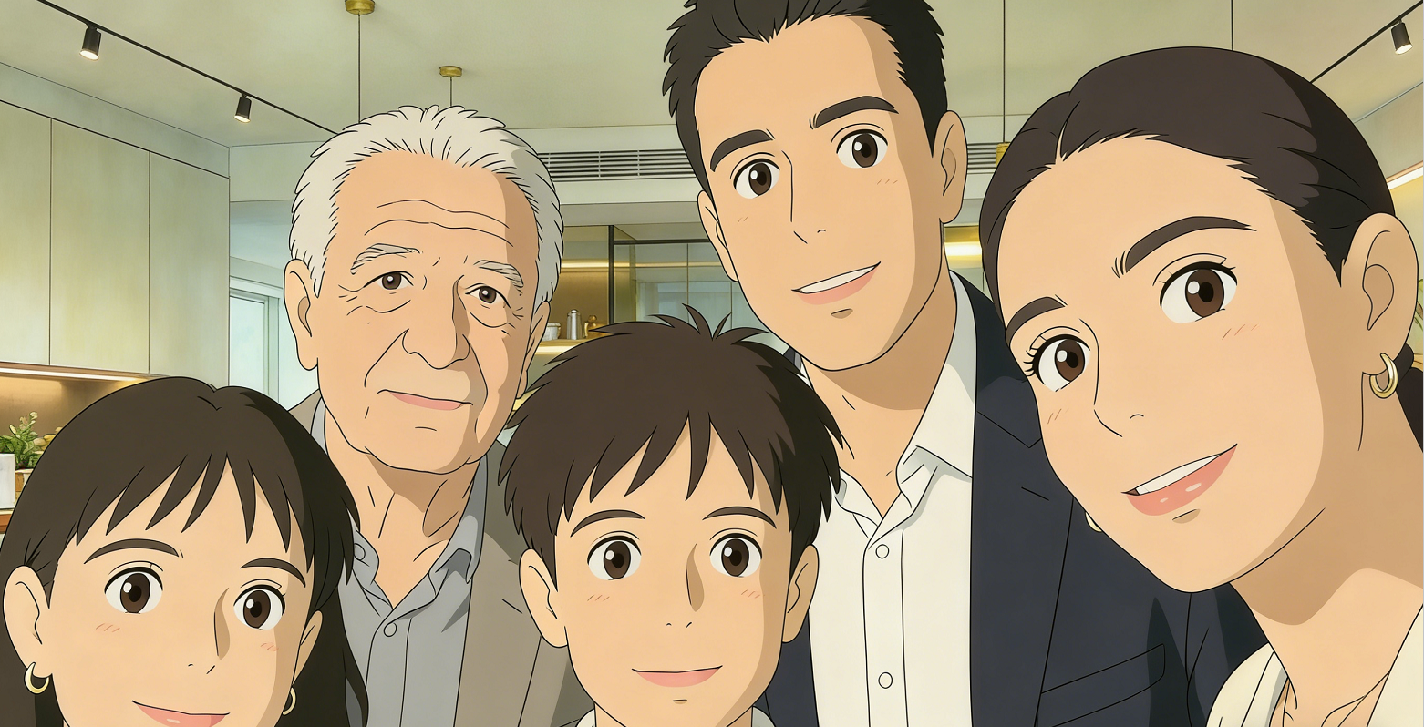 chatgpt studio ghibli aile fotoğrafı yapma promptları