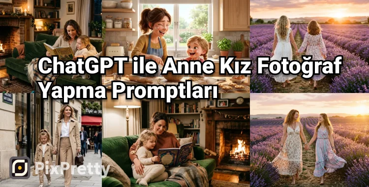Anne Kız Fotoğraf Promptları
