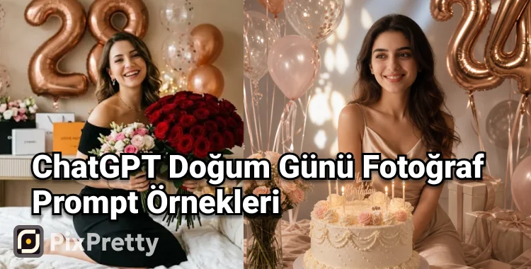 Doğum günü fotoğrafı oluşturma yapay zeka