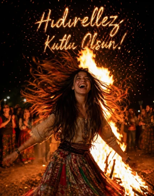 Hıdırellez ateş eğlence