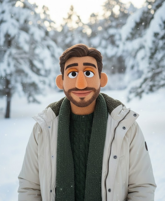 chatgpt ile fotoğraf animasyon yapma muppet kukla stili