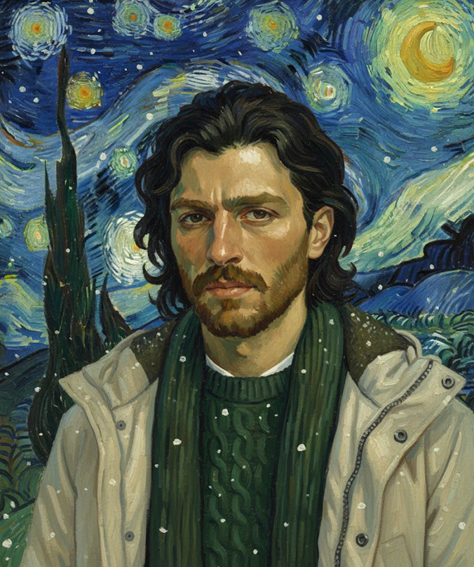 chatgpt resim çizdirme komutları van gogh sanat tarzı