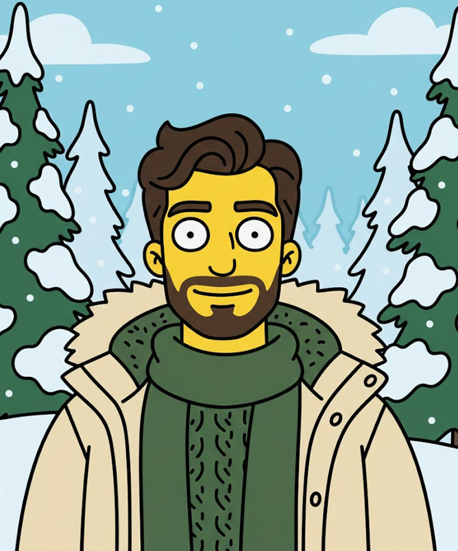 chatgpt resim çizdirme komutları simpsons çizgi film stili