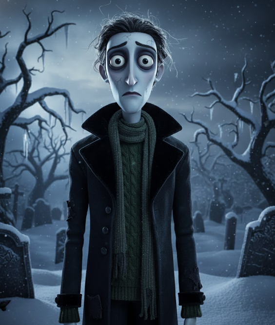 chatgpt ile fotoğraf animasyon yapma tim burton gotik stil