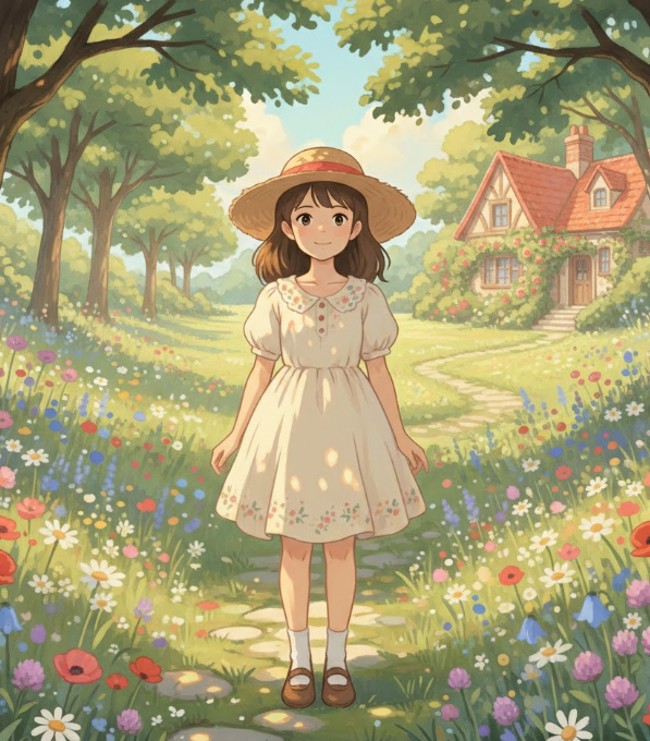 ChatGPT ile Ghibli tarzı yaz bahçesi illüstrasyonu nasıl yapılır