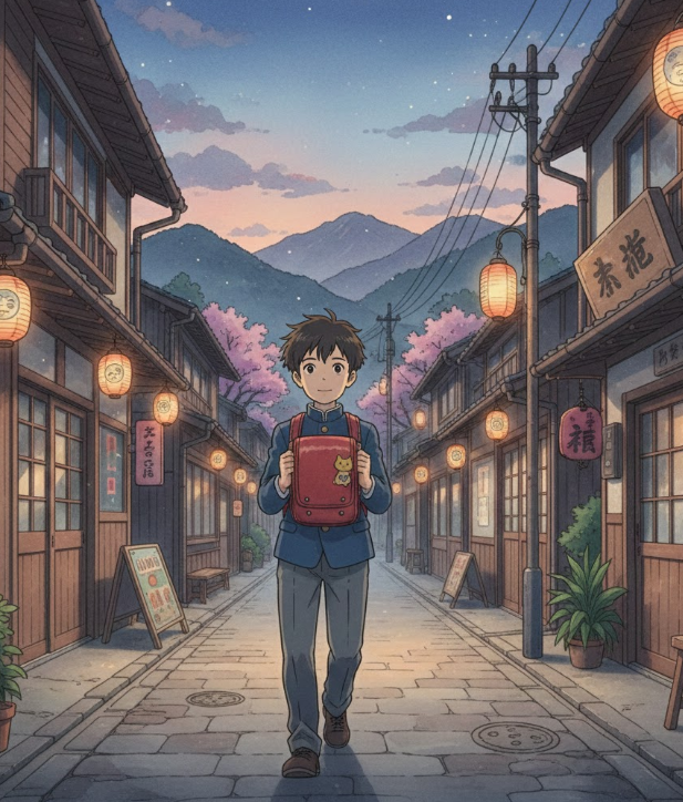 ChatGPT ile Ghibli tarzı Japon sokak sahnesi oluşturma