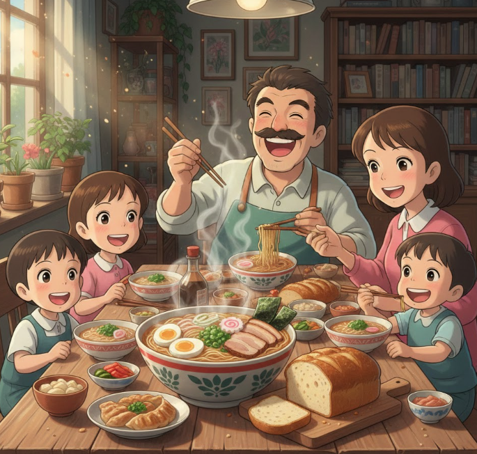 ChatGPT ile Ghibli tarzı yemek sahnesi görseli oluşturma