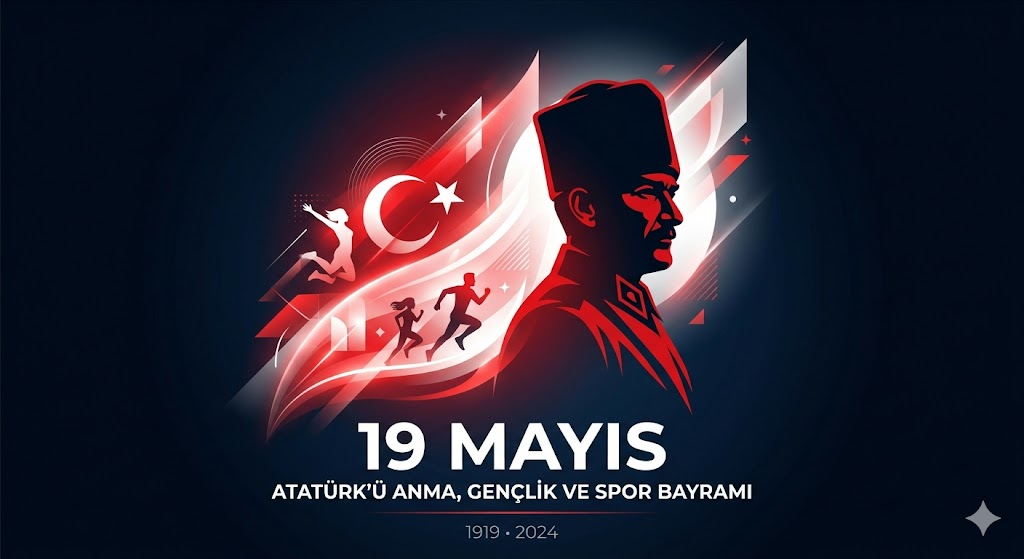 Minimalist Atatürk tasarım