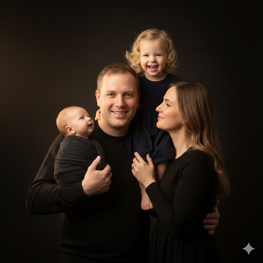 gemini aile fotoğrafı yapma promptları profesyonel stüdyo aile çekimi
