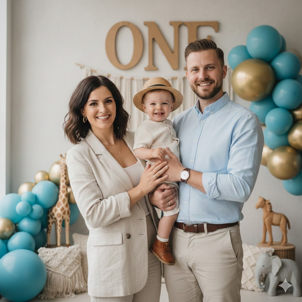 gemini aile fotoğrafı yapma promptları doğum günü aile çekimi