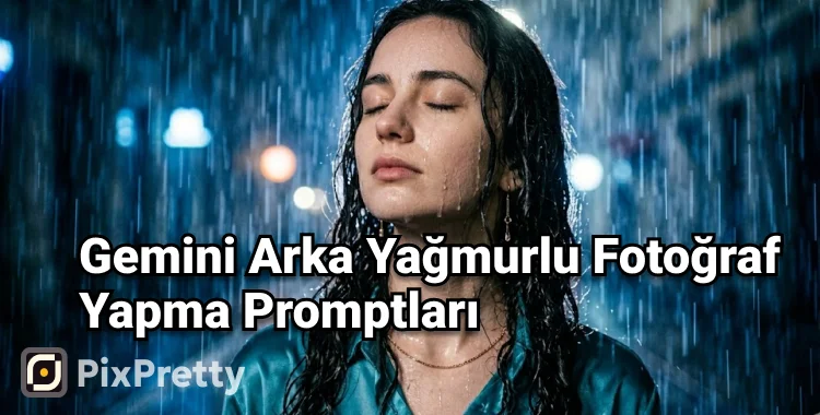 arka yağmurlu fotoğraf