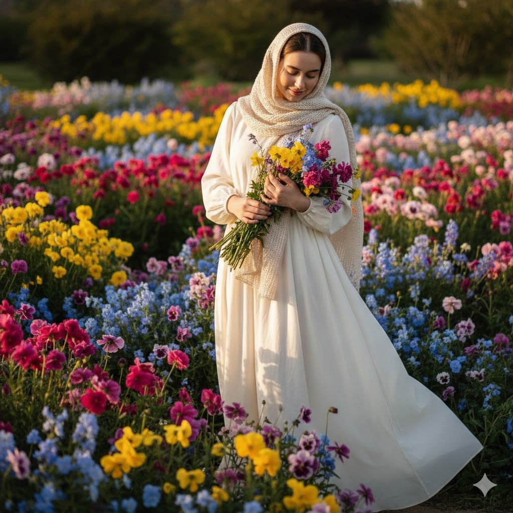 gemini çiçekli fotoğrafı yapma promptları