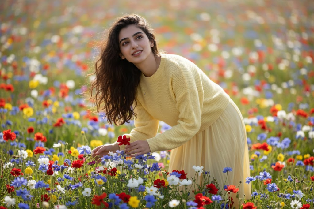 gemini çiçekli fotoğrafı yapma promptları