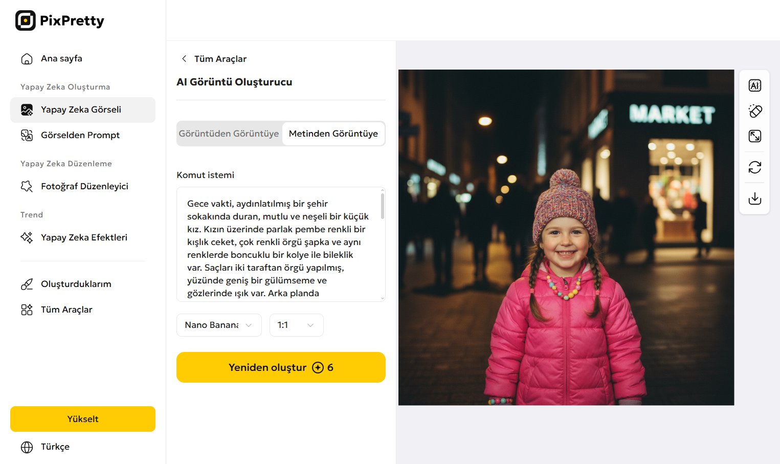 pixpretty ile çocuk fotoğraf yapma