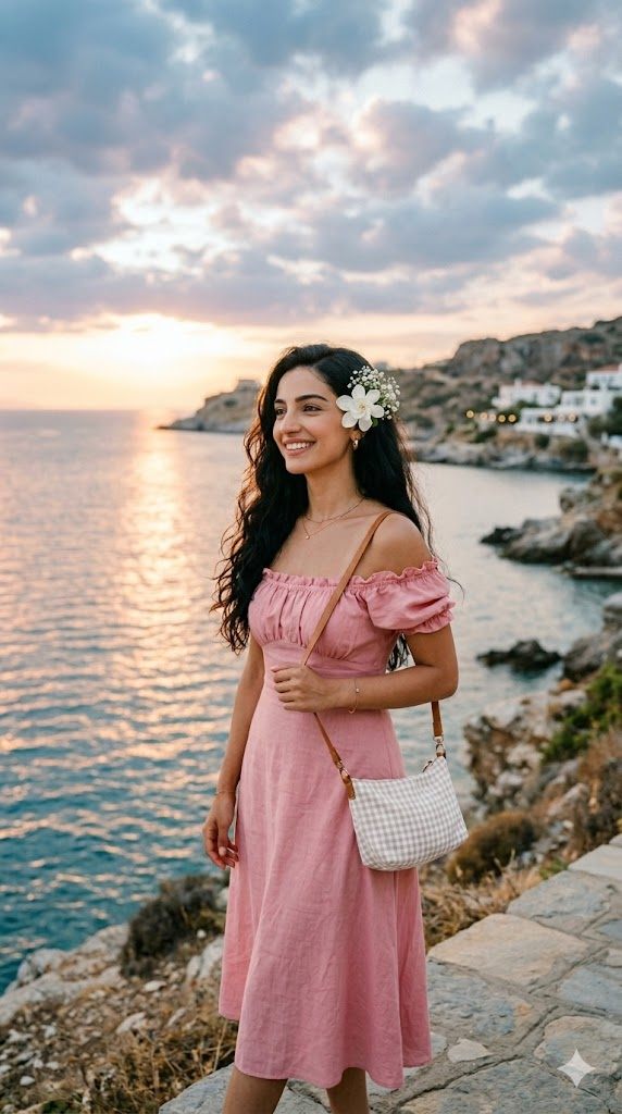 deniz gün batımı portre