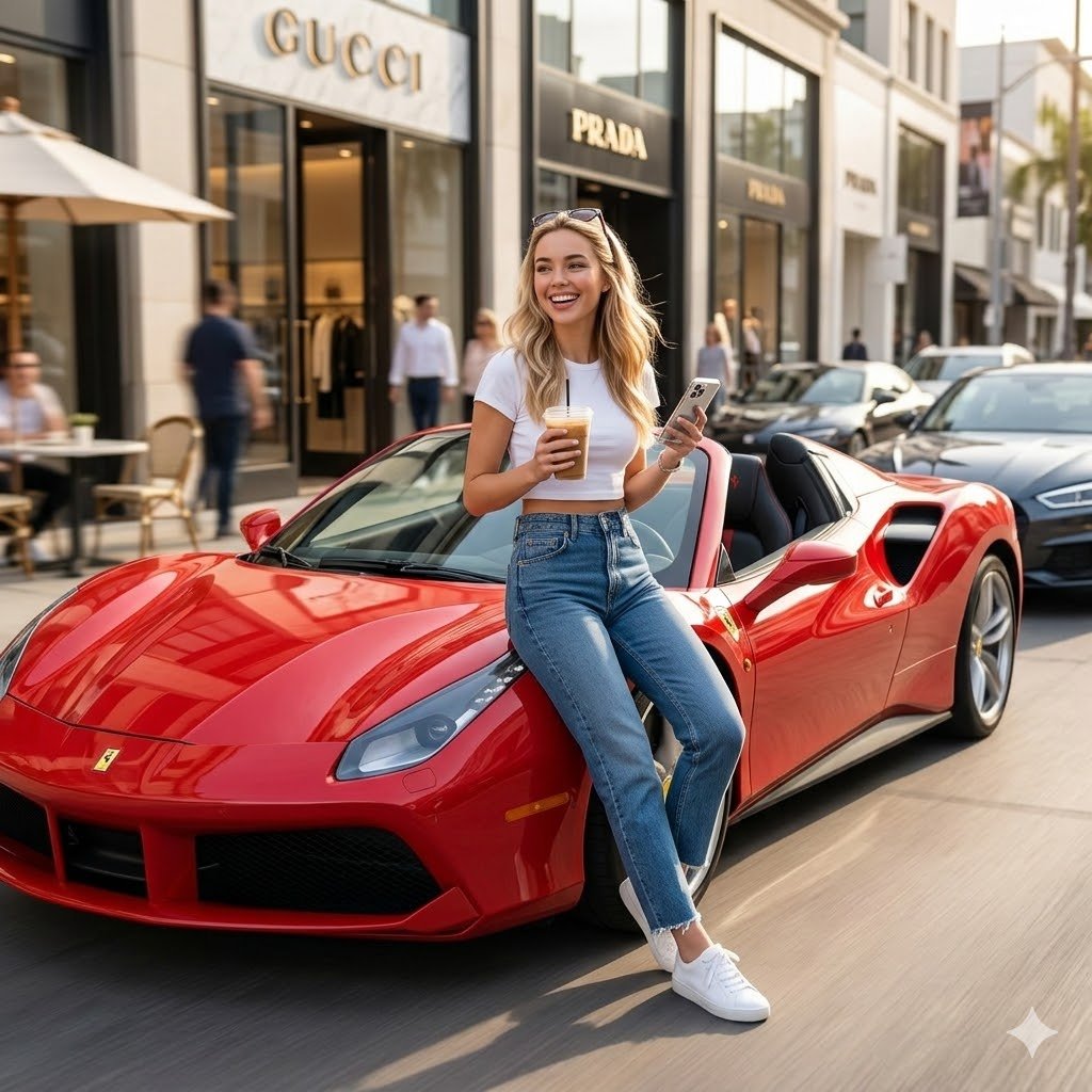 Gemini ferrari fotoğraf promptları