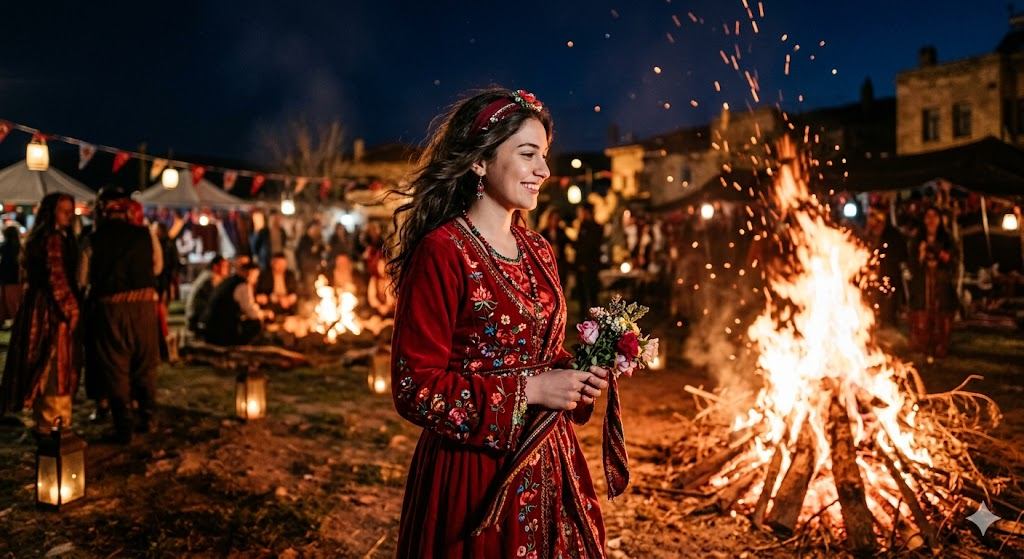 Hıdırellez ateş sahnesi