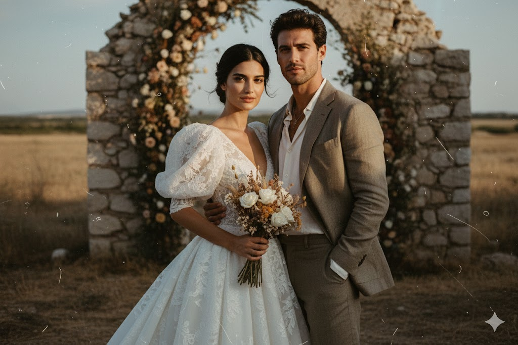 gemini ile düğün fotoğrafı yapma promptları