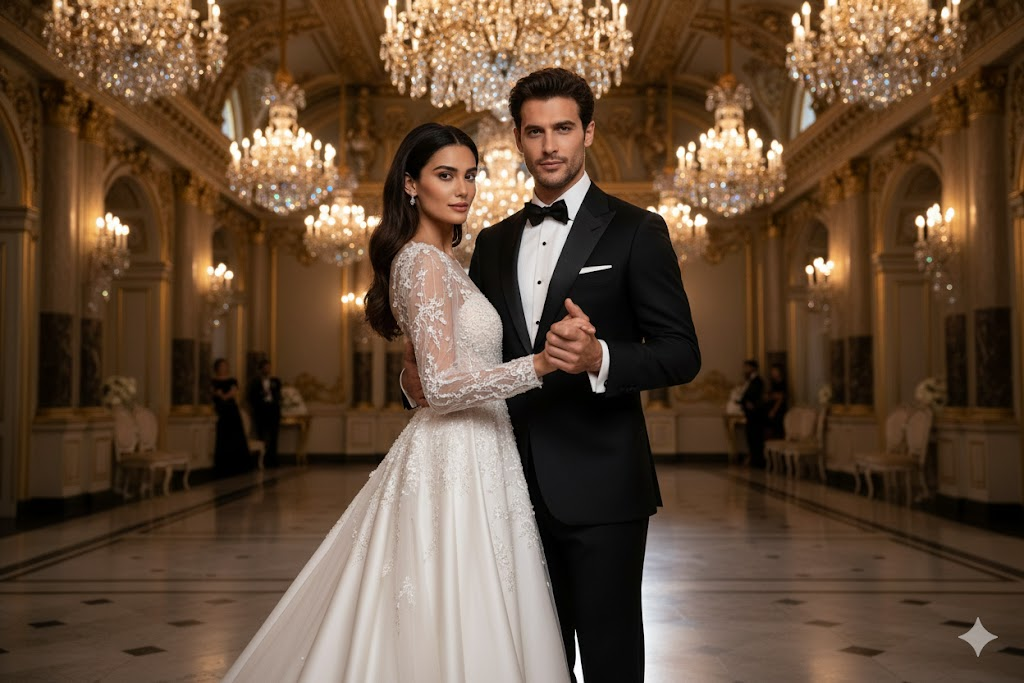 gemini ile düğün fotoğrafı yapma promptları