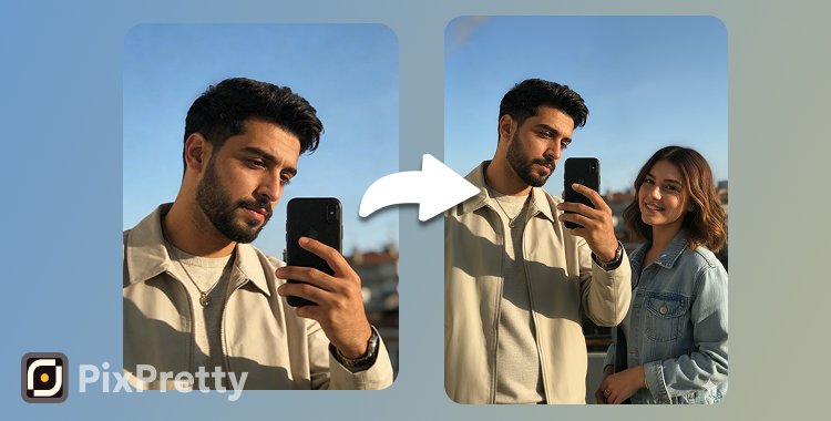 gemini ile yanına kız ekleme promptları