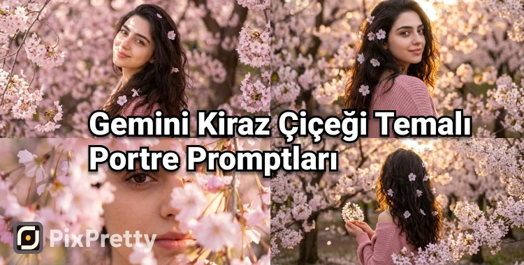 Gemini Kiraz Çiçeği Fotoğraf Promptları