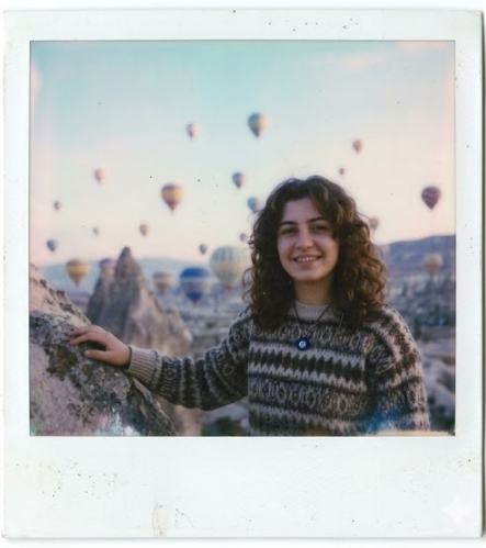 Kapadokya’da Polaroid balon sahnesi