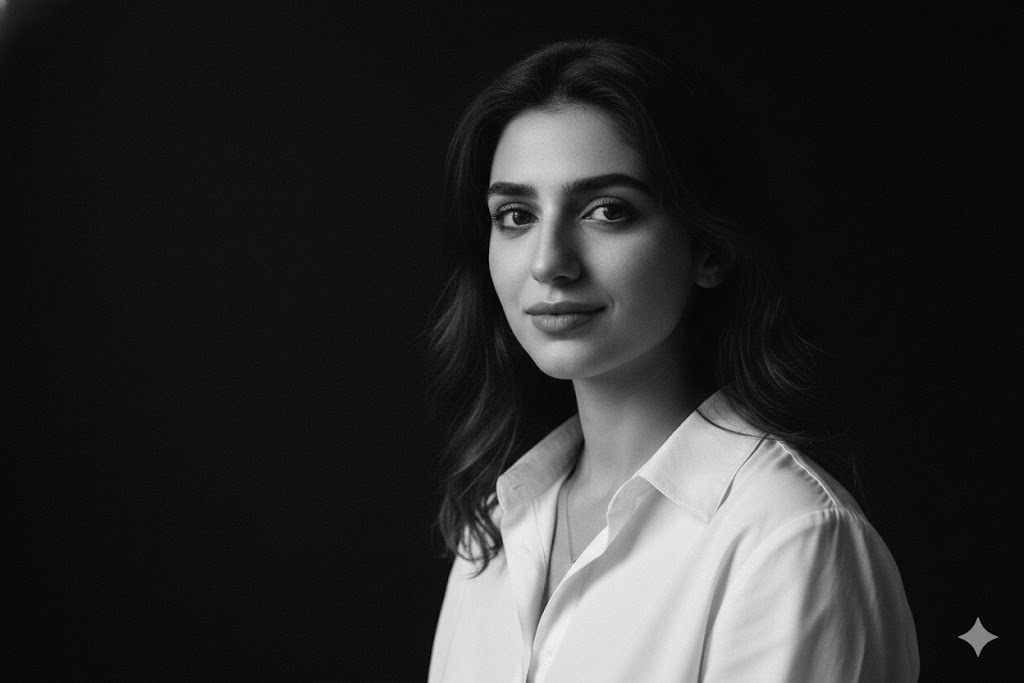 Gemini Siyah Beyaz Fotoğraf Yapma Prompt Örnkeleri Film Noir Kadın