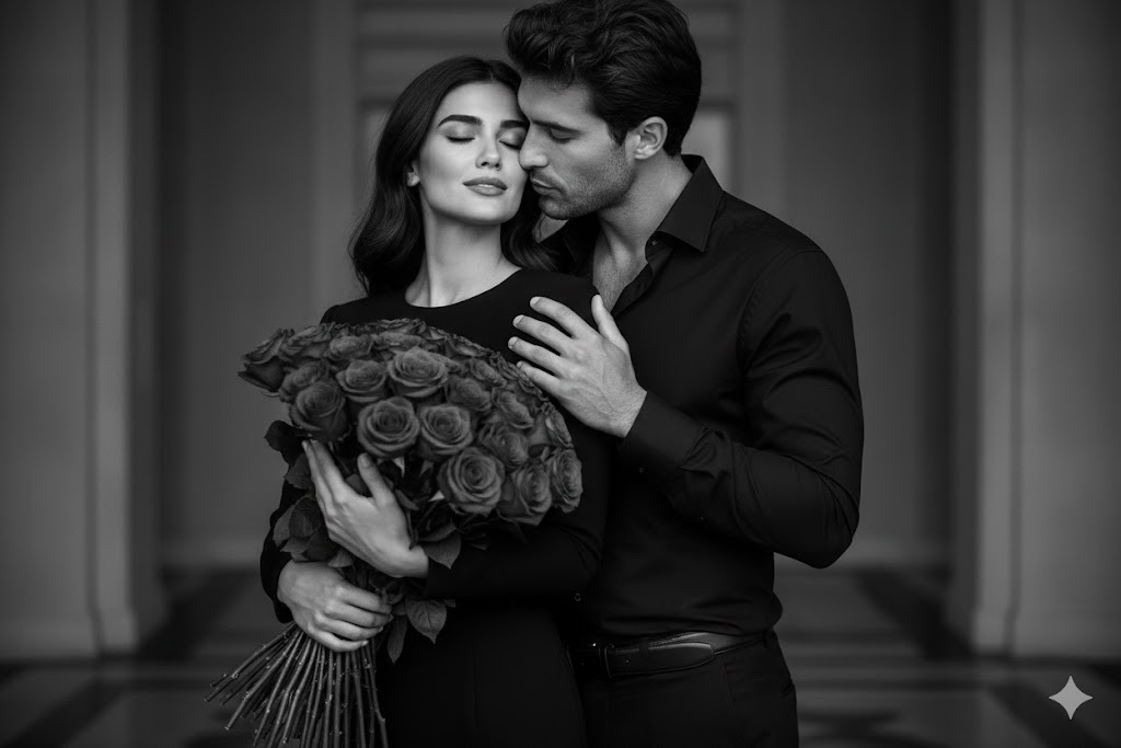 Gemini Siyah Beyaz Fotoğraf Yapma Prompt Örnkeleri Çift Romantik