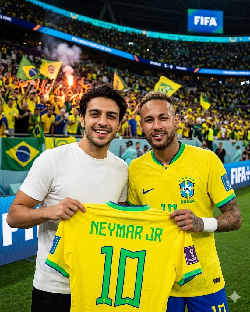 AI Neymar stadyum prompt