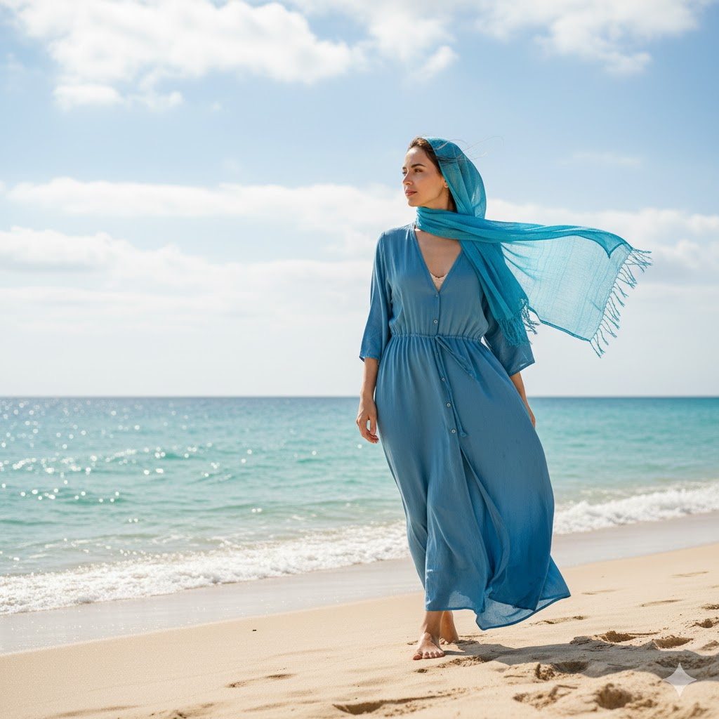 gemini tesettürlü bayan fotograf yapma promptları-Deniz