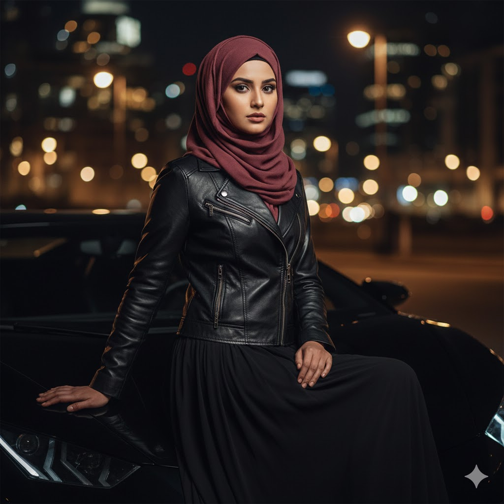 gemini tesettürlü bayan fotograf yapma promptları-Lüks Otomobil
