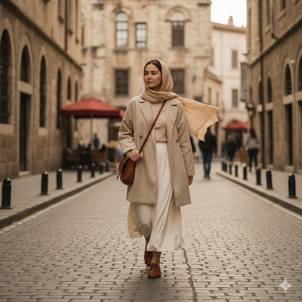 gemini tesettürlü bayan fotograf yapma promptları-Sokak Stili