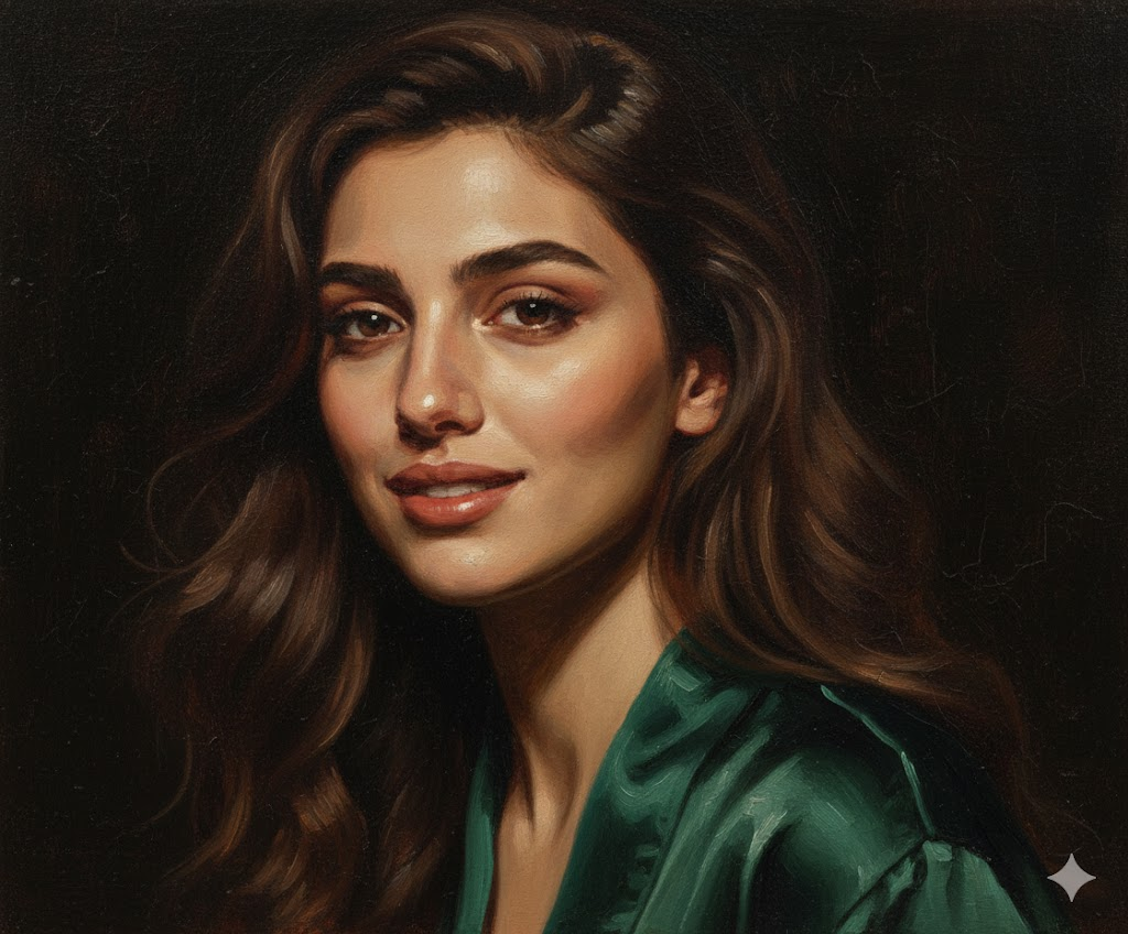 Klasik Rönesans tarzı yağlı boya portre örneği