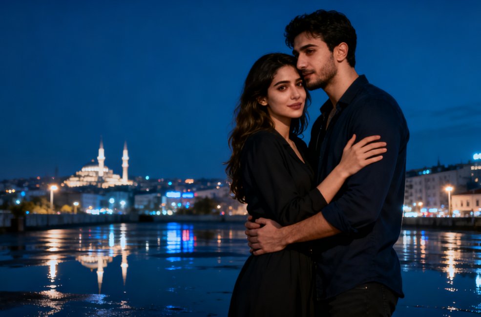 Gemini Yapay Zeka ile İki Kişinin Sarıldığı Fotoğraf Oluşturma