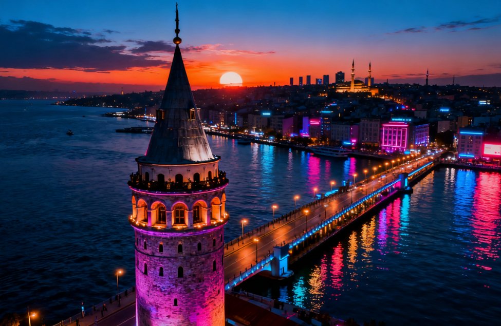 İstanbul manzaraları fotoğraf promptları