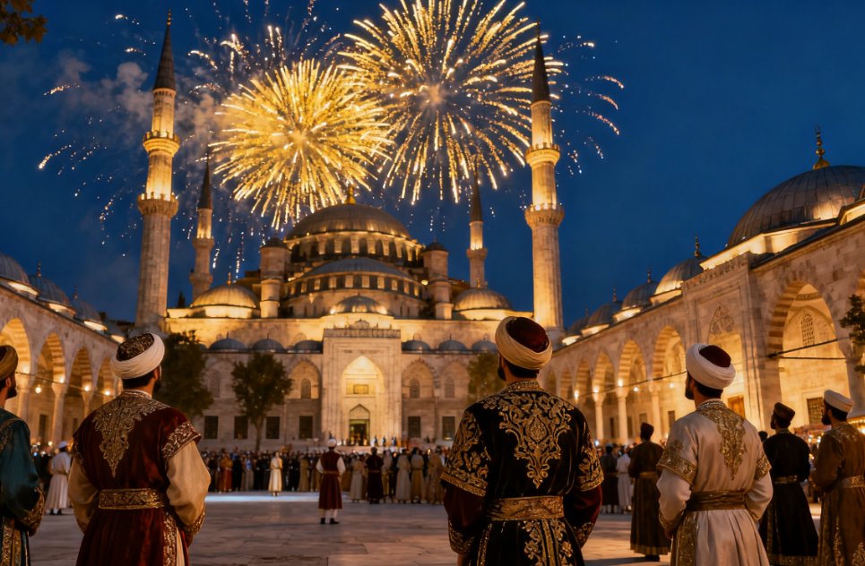 Festivale Ateş Gösterisi