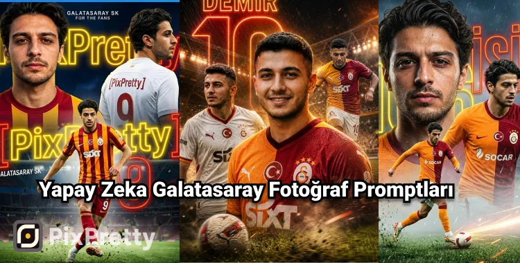 Galatasaray temalı yapay zeka tasarımı