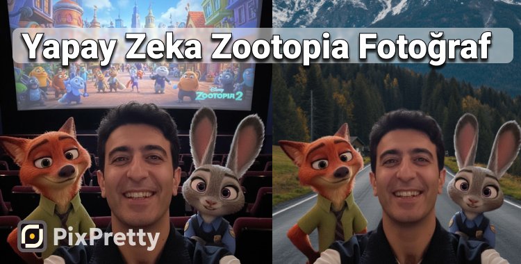 yapay zeka zootopia selfie yapma