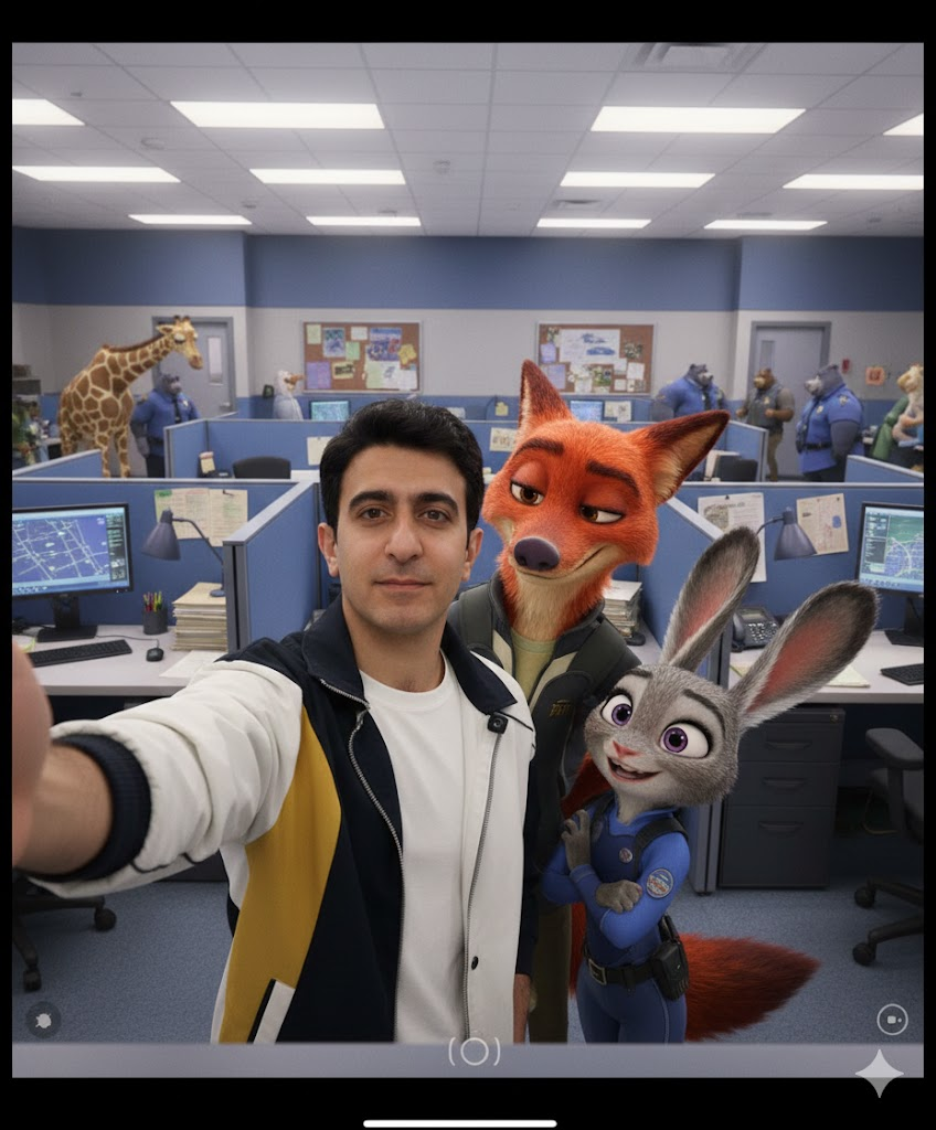 yapay zeka ile zootopia fotoğraf yapma