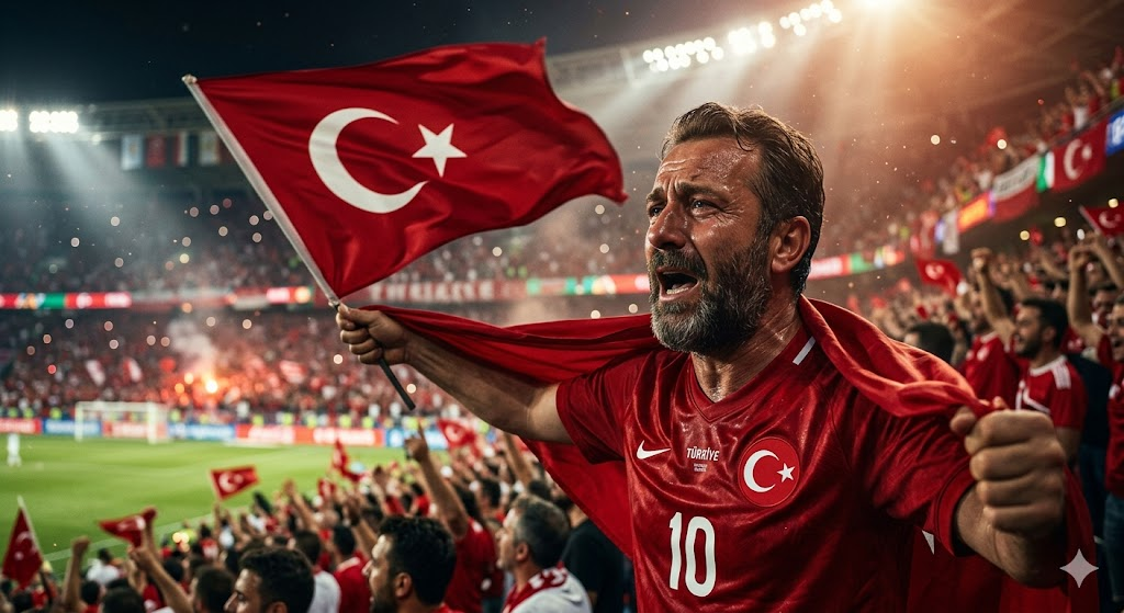 yapay zeka millî takım taraftar fotoğraf promptları
