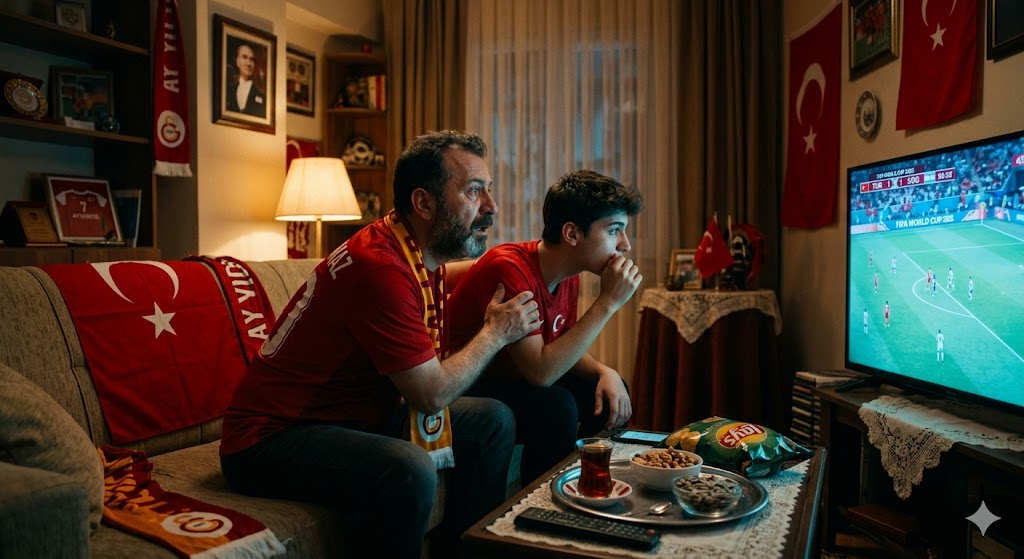 yapay zeka millî takım taraftar fotoğraf promptları
