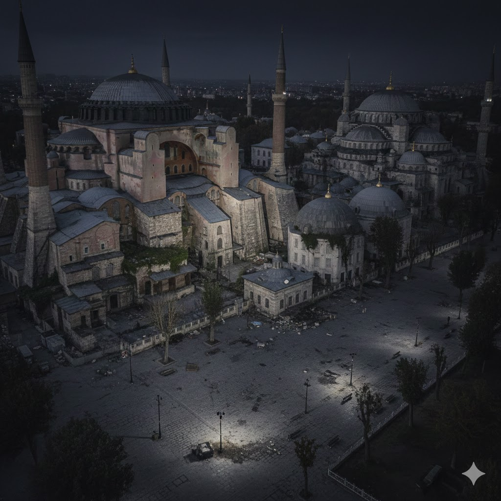 terk edilmiş Sultanahmet Meydanı