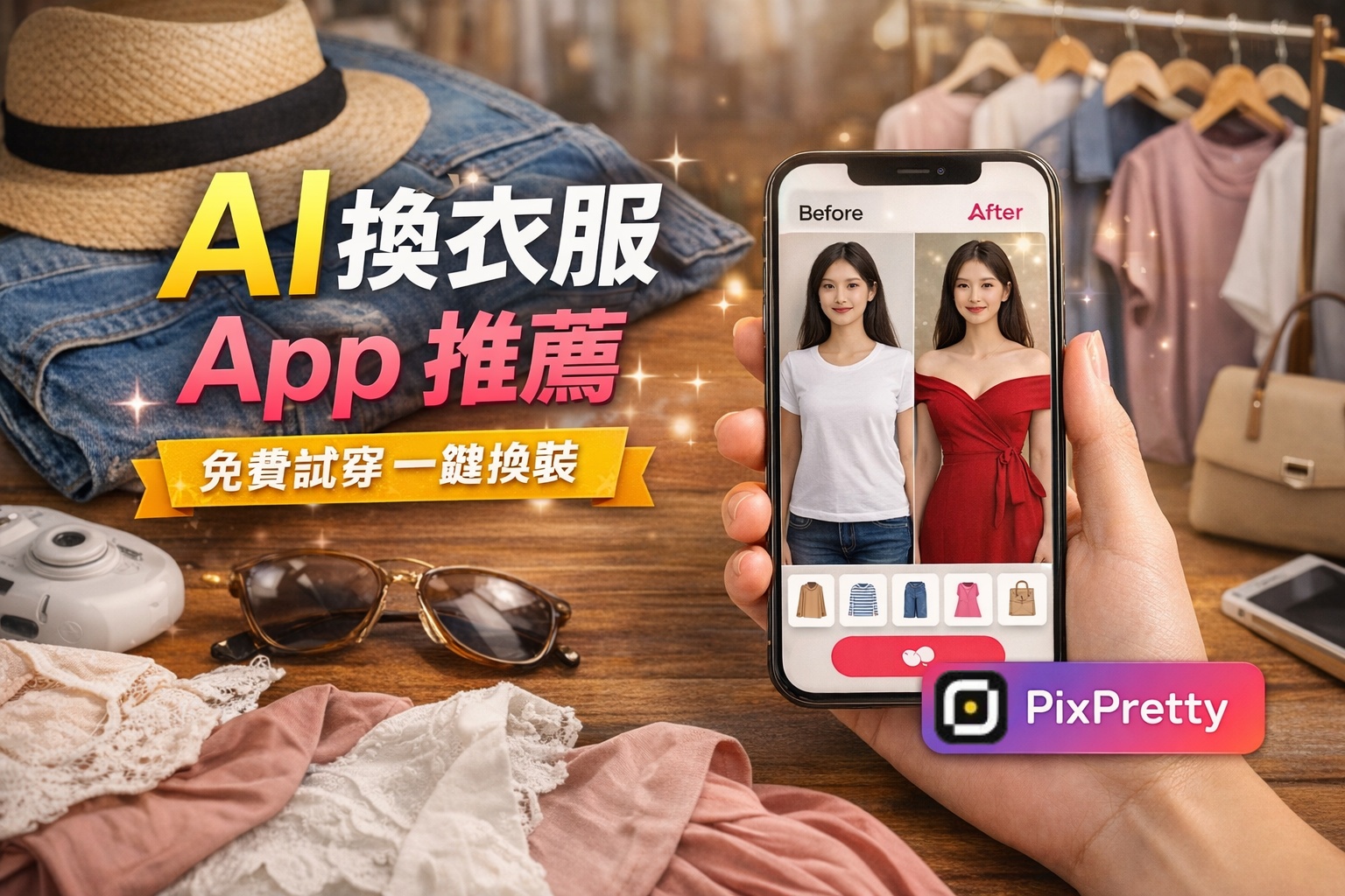 2026 AI 換衣服 App 推薦 - AI 換衣服技術模擬穿搭效果