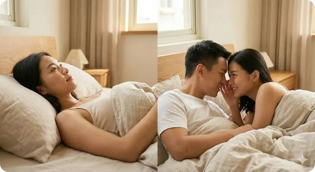 使用 AI 指令製作情侶照