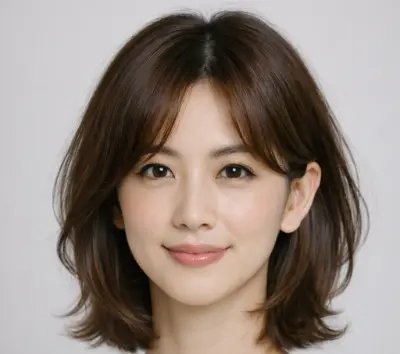 三角形臉女生頂部加高波浪鮑伯Gemini髮型測試效果