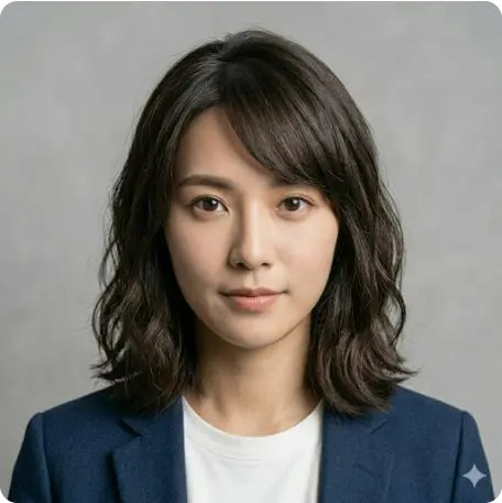 心形臉女生鎖骨長度鮑伯搭配側撥瀏海Gemini髮型指令女生