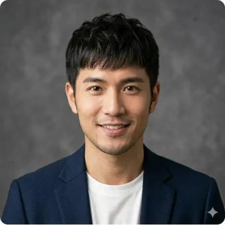 長形臉男生短至中長側邊均衡Gemini換髮型效果預覽