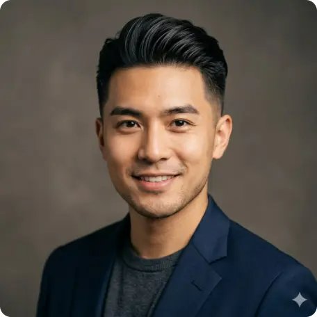 橢圓形臉男生紋理鍋蓋頭Gemini AI髮型建議模擬預覽