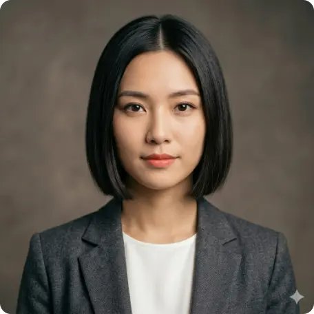 橢圓形臉女生下巴齊平鮑伯Gemini髮型指令女生效果