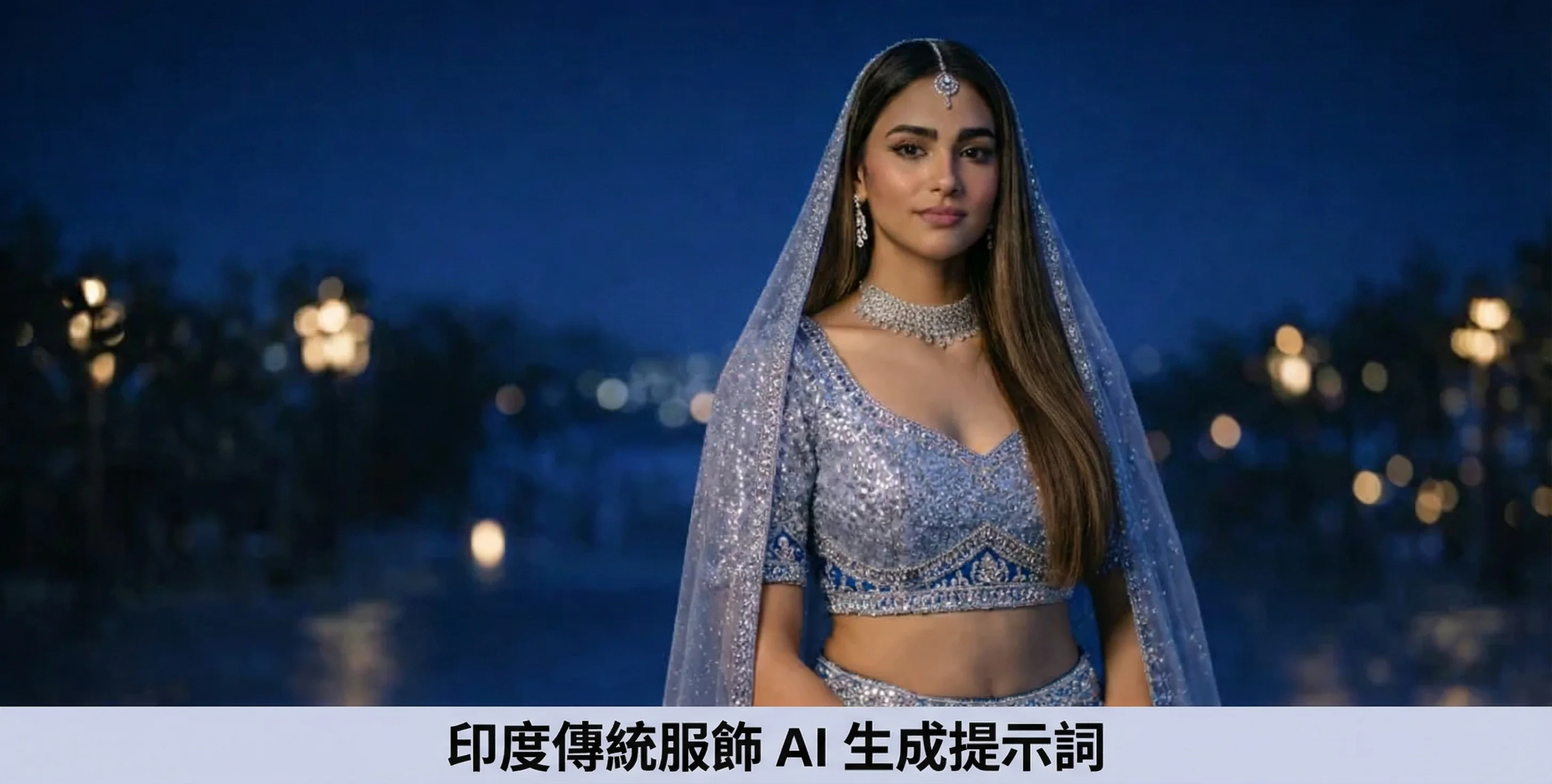 印度傳統服飾 AI 提示詞